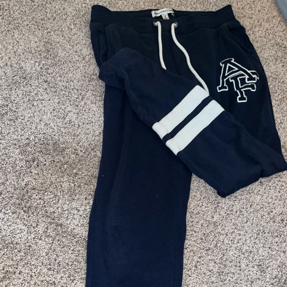 Blue sweat pants